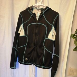 Harley-Davidson Women's Black and Teal Ski Jacket